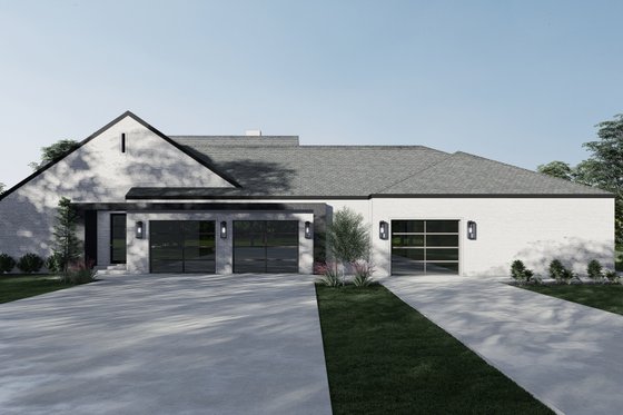 Exterior - Other Elevation 1 for Contemporary House Plan #923-210 - 5 bed, 4.5 bath