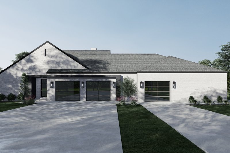 House Blueprint - Exterior - Other Elevation 1 for Contemporary House Plan #923-210 - 5 bed, 4.5 bath