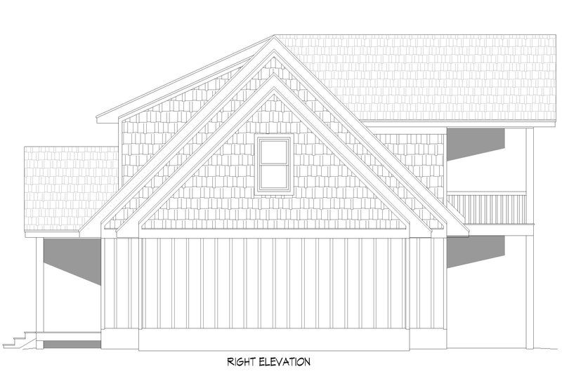 House Plan Design - Exterior - Other Elevation 1 for Country House Plan #932-735 - 4 bed, 3.5 bath