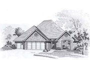 Traditional Style House Plan - 3 Beds 2 Baths 1861 Sq/Ft Plan #310-907 