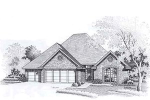 Traditional Exterior - Front Elevation Plan #310-907