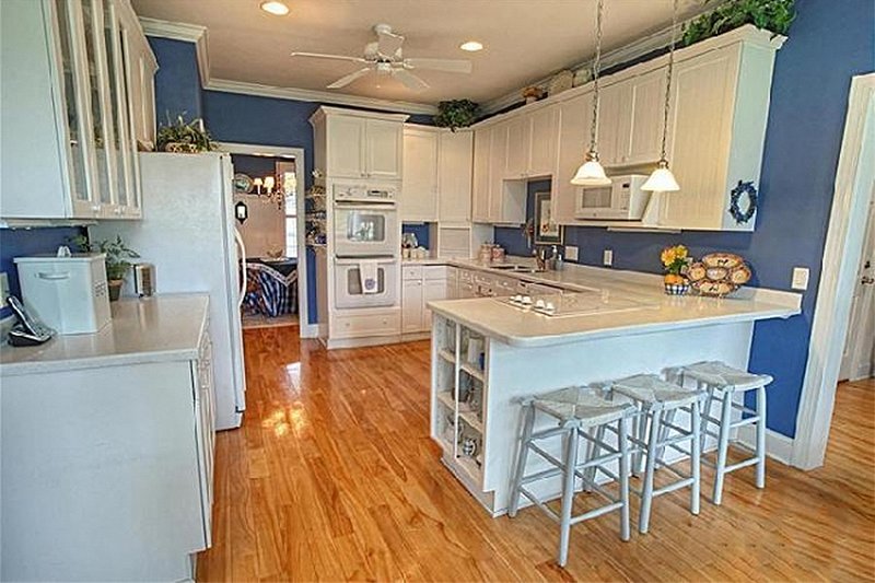 Architectural House Design - Kitchen - 2600 square foot Southern home