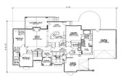 European Style House Plan - 4 Beds 3.5 Baths 2449 Sq/Ft Plan #5-366 