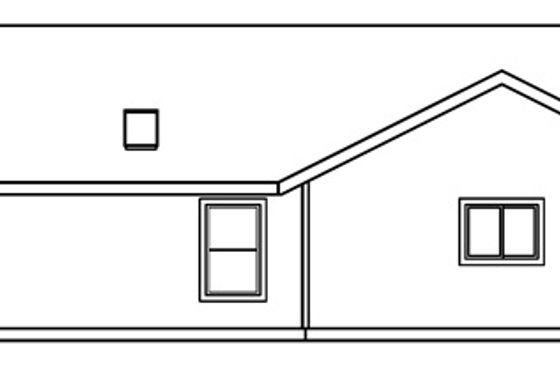 Exterior - Other Elevation 1 House Plan #124-458 - 3 bed, 2 bath