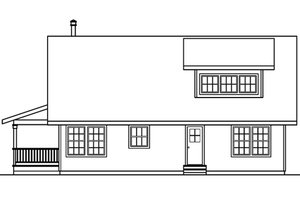 Exterior - Other Elevation 1 for Cabin House Plan #124-473 - 3 bed, 3 bath