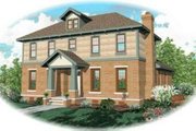 Colonial Style House Plan - 3 Beds 2.5 Baths 3074 Sq/Ft Plan #81-438 