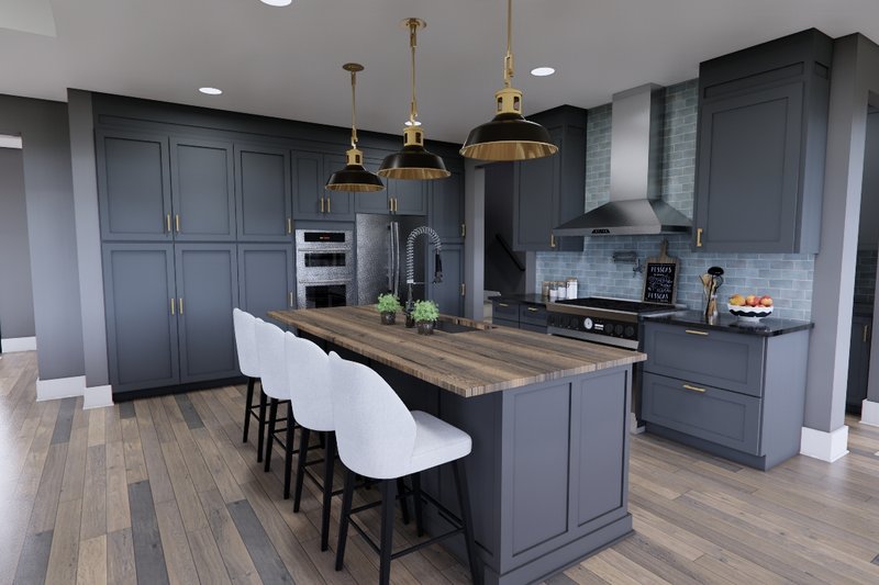 Home Plan - Interior - Kitchen for Farmhouse House Plan #51-1235 - 3 bed, 3.5 bath