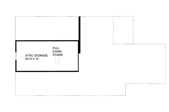 Floor Plan - Other Floor for Ranch House Plan #117-780 - 3 bed, 2 bath