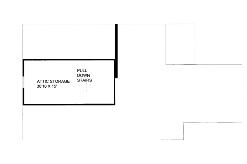 Home Plan - Floor Plan - Other Floor for Ranch House Plan #117-780 - 3 bed, 2 bath