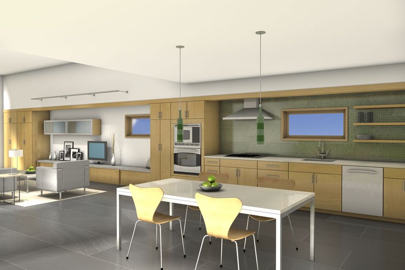Architectural House Design - Interior - Other 4 for Modern House Plan #497-53 - 2 bed, 2 bath