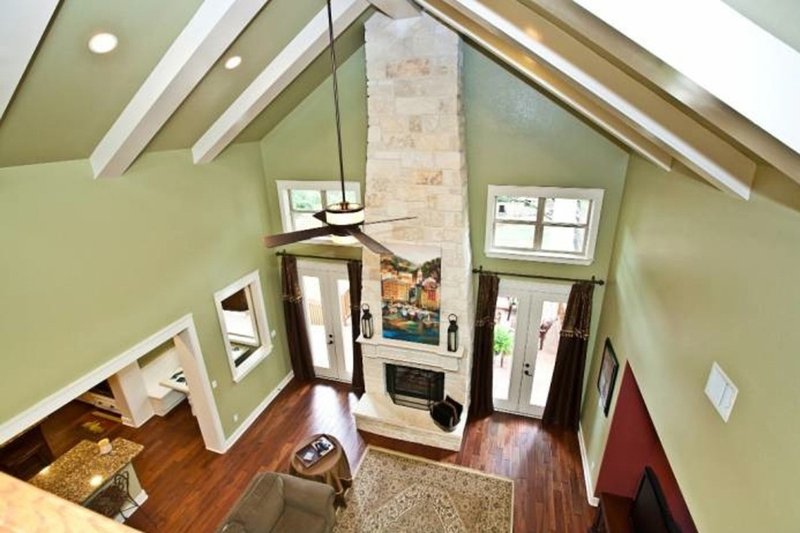 Dream House Plan - Interior - Family Room for Craftsman House Plan #80-205 - 4 bed, 3.5 bath