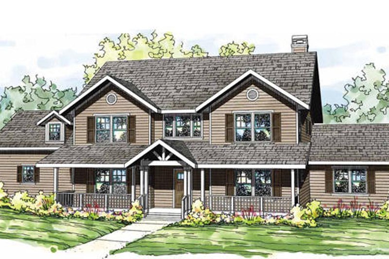Dream House Plan - Traditional Exterior - Front Elevation Plan #124-837