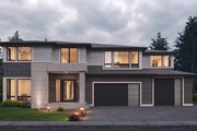 Contemporary Style House Plan - 4 Beds 4.5 Baths 4766 Sq/Ft Plan #1066-278 