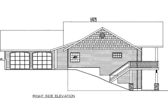 Exterior - Other Elevation for Bungalow House Plan #117-635 - 2 bed, 2 bath