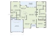 Traditional Style House Plan - 4 Beds 2 Baths 2050 Sq/Ft Plan #17-545 Floor 
