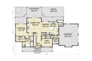 Farmhouse Style House Plan - 4 Beds 2.5 Baths 3190 Sq/Ft Plan #1070-19 
