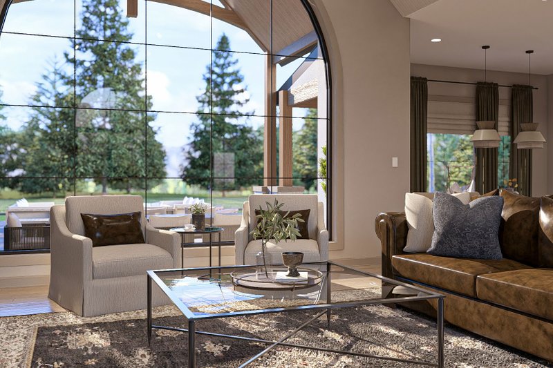 House Design - Interior - Family Room 2 for Country House Plan #455-344 - 2 bed, 2 bath