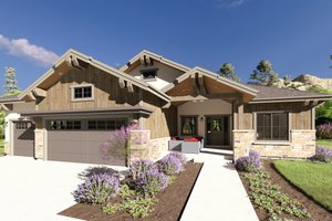 Farmhouse Exterior - Front Elevation Plan #1069-40