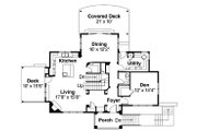 Mediterranean Style House Plan - 3 Beds 2.5 Baths 2429 Sq/Ft Plan #124-863 