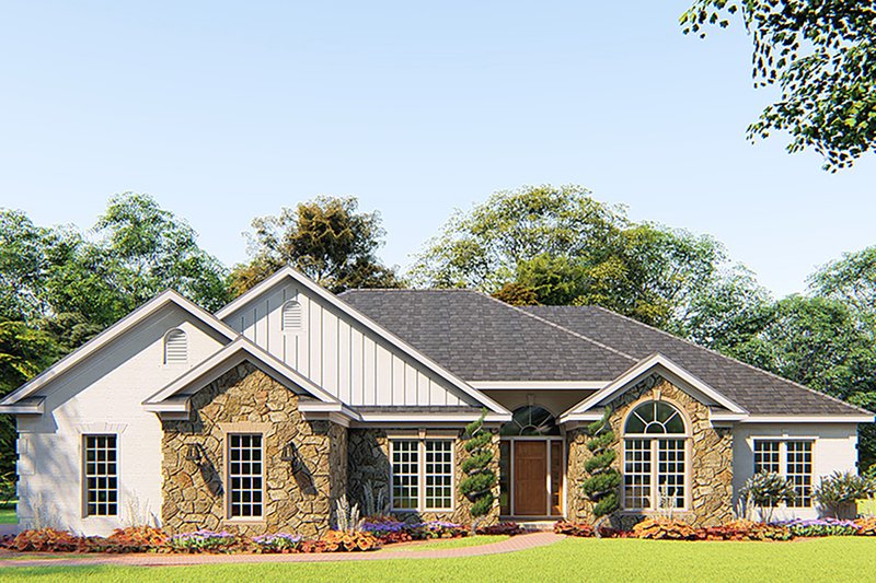 Home Plan - Craftsman Exterior - Front Elevation Plan #923-156