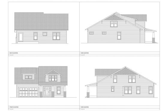Exterior - Other Elevation for Craftsman House Plan #461-81 - 3 bed, 2.5 bath