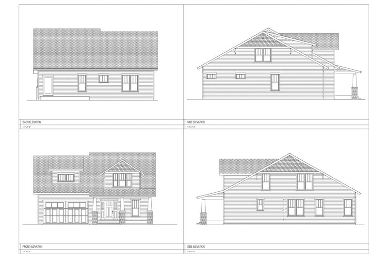 Home Plan - Exterior - Other Elevation for Craftsman House Plan #461-81 - 3 bed, 2.5 bath