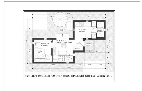 Modern Floor Plan - Main Floor Plan #905-10