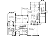 European Style House Plan - 5 Beds 5.5 Baths 5348 Sq/Ft Plan #141-148 