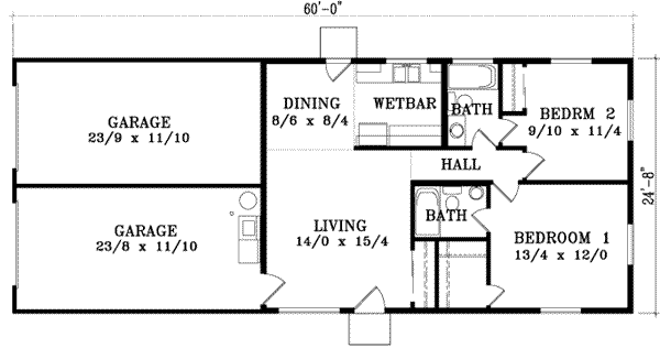 Traditional Floor Plan - Main Floor Plan #1-161