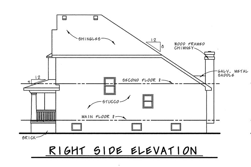 Home Plan - Exterior - Other Elevation 1 for Farmhouse House Plan #20-1221 - 3 bed, 2.5 bath