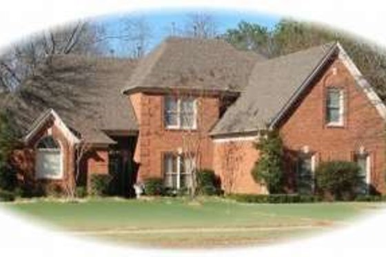 Exterior - Front Elevation for European House Plan #81-1117 - 4 bed, 3.5 bath