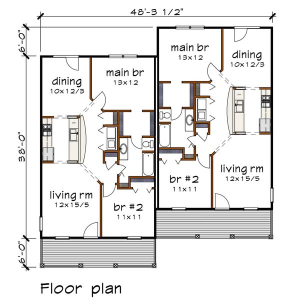 Dream House Plan - Traditional Floor Plan - Main Floor Plan #79-236