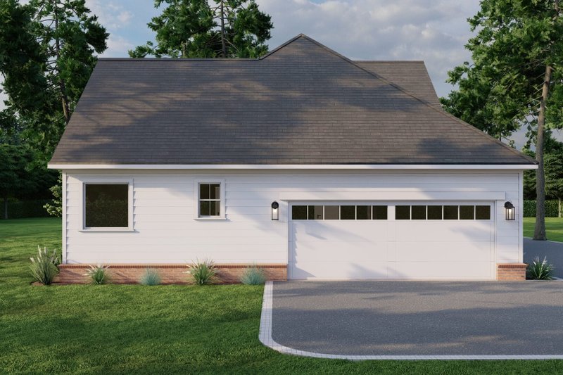 House Design - Exterior - Rear Elevation 1 for Craftsman House Plan #17-2063 - 3 bed, 2.5 bath