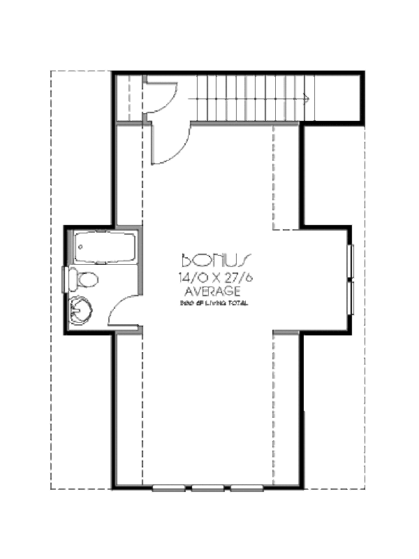 Craftsman Floor Plan - Other Floor Plan #423-20
