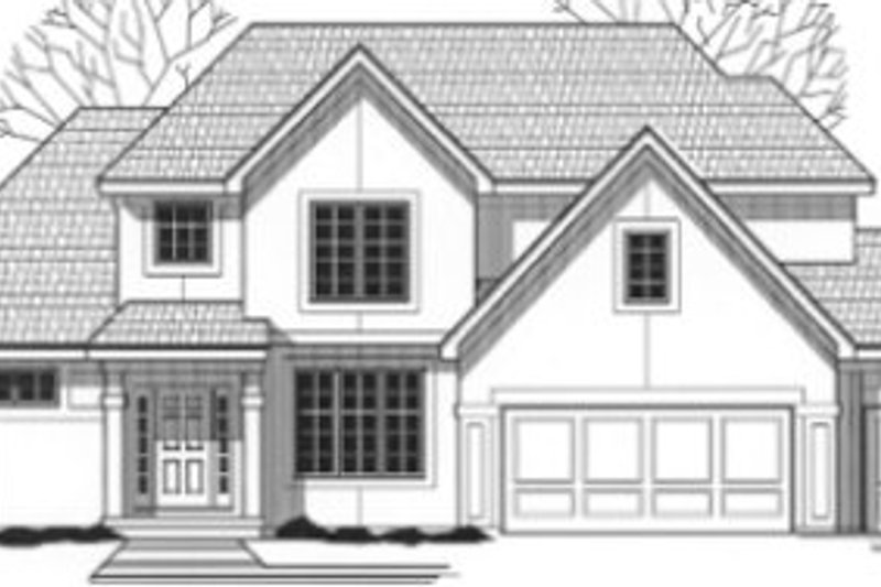 Traditional Style House Plan - 4 Beds 3 Baths 2572 Sq/Ft Plan #67-848