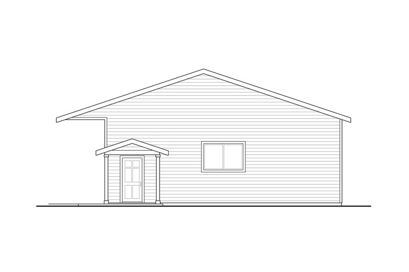 Home Plan - Exterior - Other Elevation 1 for Traditional House Plan #124-792, 0 bath