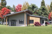 Modern Style House Plan - 3 Beds 2 Baths 1801 Sq/Ft Plan #1096-180 Exterior 
