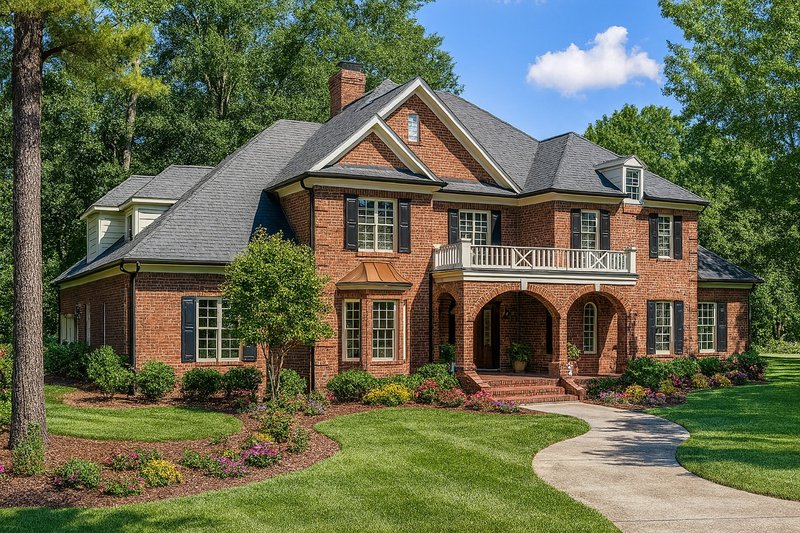 Home Plan - European Exterior - Front Elevation Plan #17-222