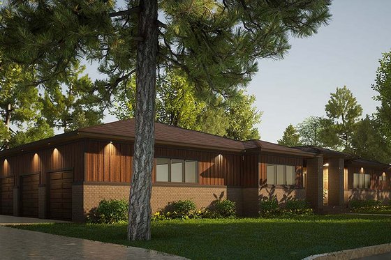 Exterior - Other Elevation for Contemporary House Plan #923-201 - 3 bed, 3.5 bath