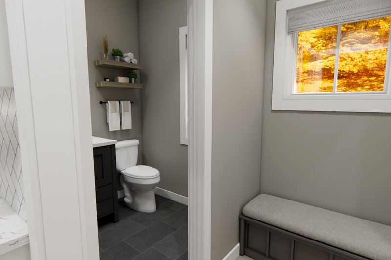 House Design - Interior - Bathroom 2 for Craftsman House Plan #51-1373 - 4 bed, 3.5 bath