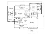 Southern Style House Plan - 4 Beds 3.5 Baths 2394 Sq/Ft Plan #17-627 