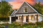 Traditional Style House Plan - 3 Beds 2 Baths 1497 Sq/Ft Plan #54-614 