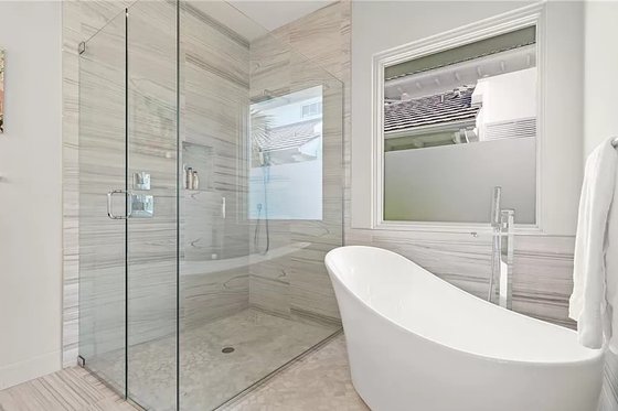 Interior - Master Bathroom 1 for Contemporary House Plan #548-39 - 3 bed, 3.5 bath
