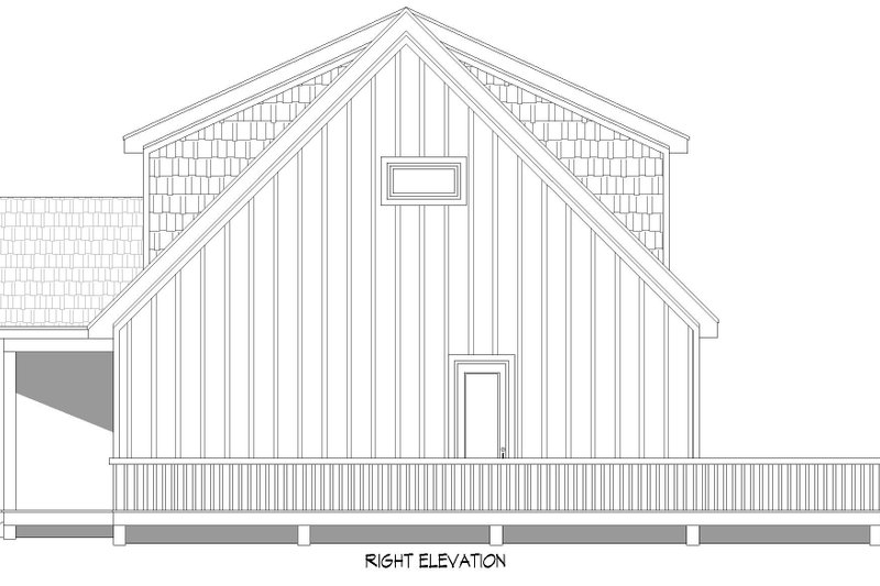 House Blueprint - Exterior - Other Elevation 1 for Southern House Plan #932-819 - 4 bed, 3.5 bath