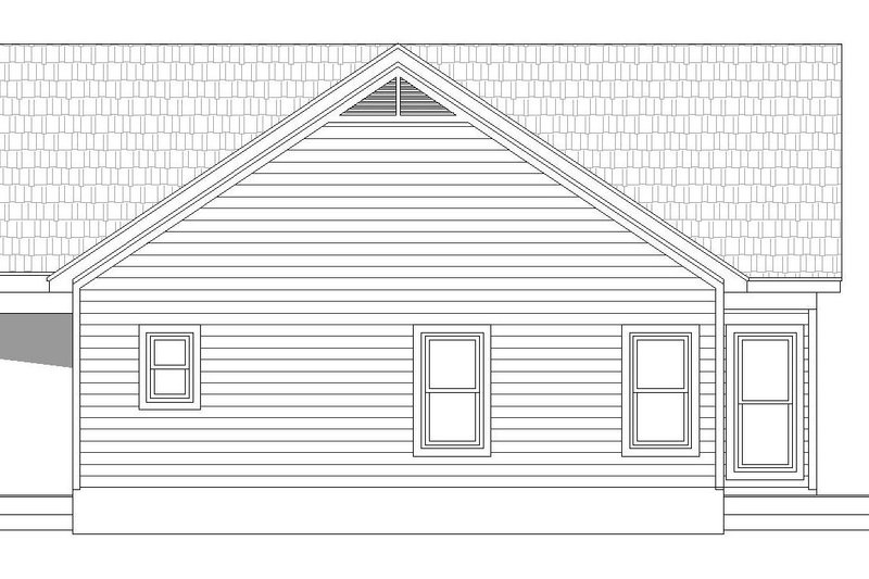 Home Plan - Exterior - Other Elevation 1 for Country House Plan #932-35 - 2 bed, 2 bath