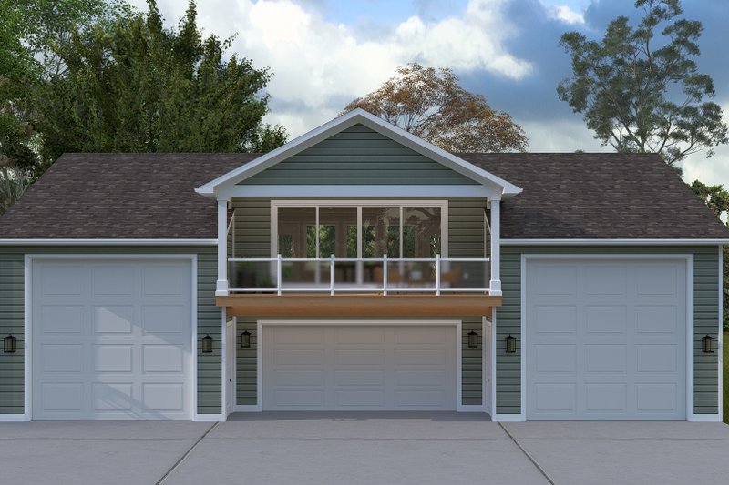 Architectural House Design - Farmhouse Exterior - Front Elevation Plan #1060-343