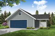 Traditional Style House Plan - 0 Beds 0 Baths 840 Sq/Ft Plan #124-1310 
