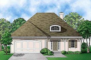 Traditional Exterior - Front Elevation Plan #67-320
