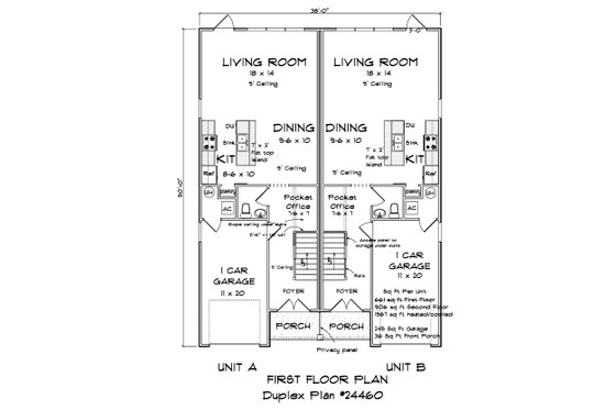 Floor Plan - Main Floor for Cottage House Plan #513-2253 - 6 bed, 5 bath
