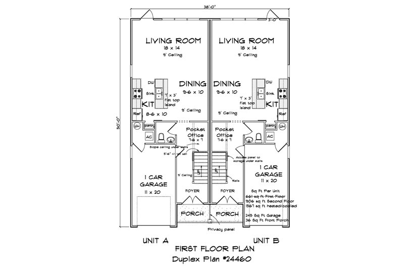 Home Plan - Floor Plan - Main Floor for Cottage House Plan #513-2253 - 6 bed, 5 bath
